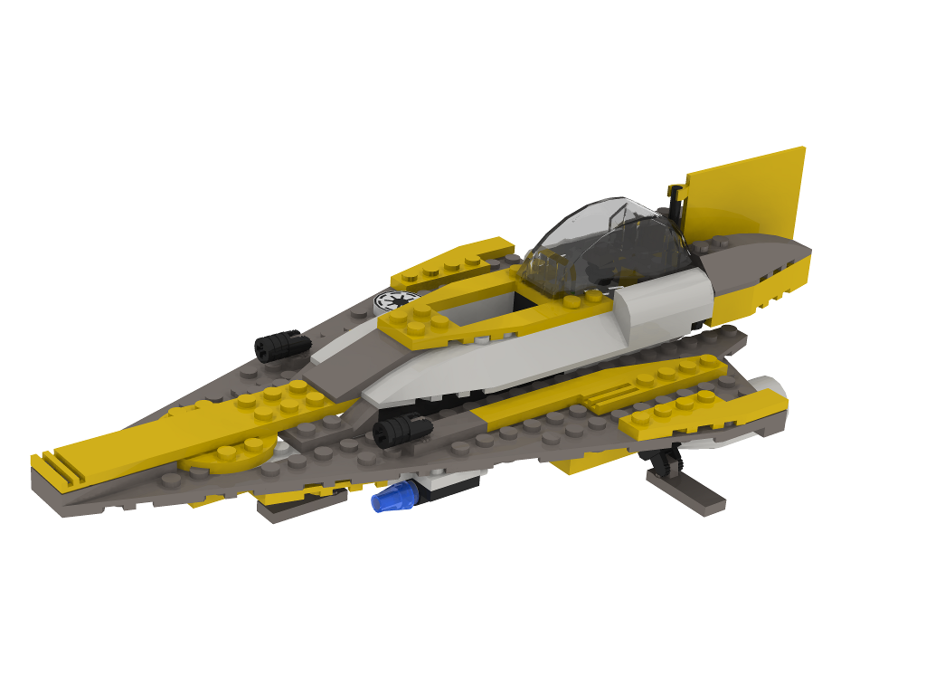 anakin yellow ship lego